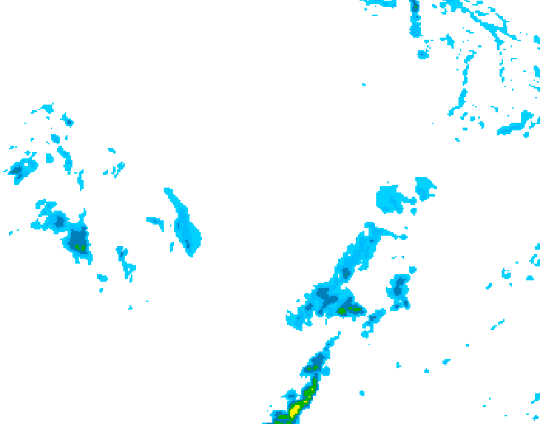 GDPS precipitation 024 hour forecast chart for Canada based on 2026/03/06 1200Z data