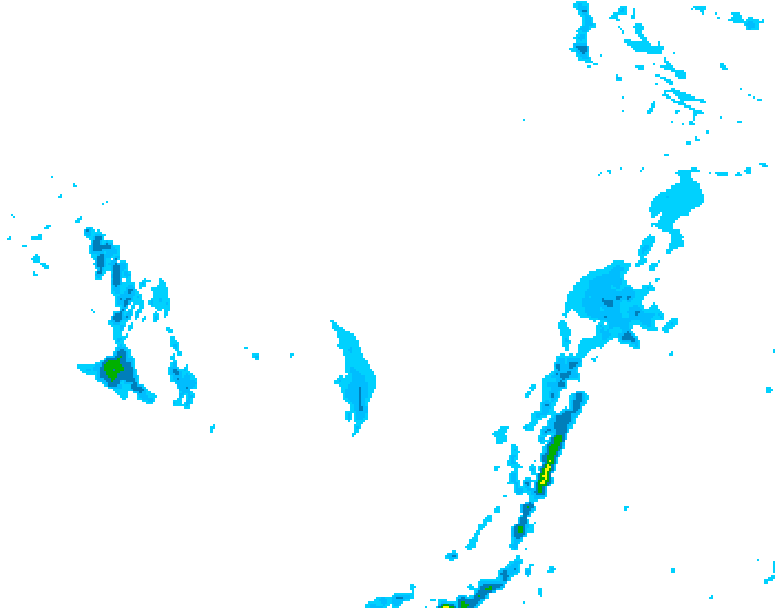 GDPS precipitation 036 hour forecast chart for Canada based on 2026/03/06 1200Z data