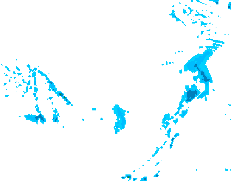 GDPS precipitation 042 hour forecast chart for Canada based on 2026/03/06 1200Z data