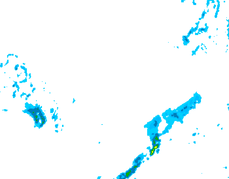 GDPS precipitation 132 hour forecast chart for Canada based on 2026/03/06 1200Z data