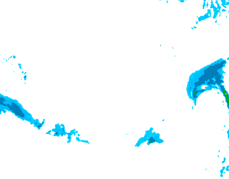 GDPS precipitation 216 hour forecast chart for Canada based on 2026/03/06 1200Z data