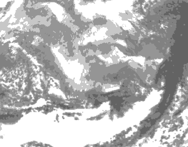 GDPS total cloud 066 hour forecast chart for Canada based on 2026/03/06 1200Z data