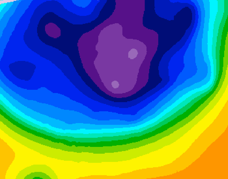GDPS 500 millibar geopotential height 066 hour forecast chart for Canada based on 2026/03/07 0000Z data
