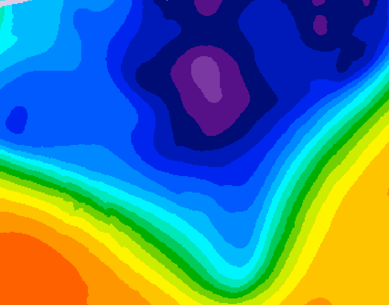 GDPS 500 millibar geopotential height 138 hour forecast chart for Canada based on 2026/03/07 0000Z data