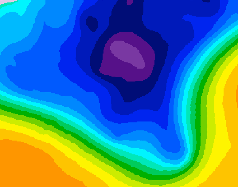 GDPS 500 millibar geopotential height 156 hour forecast chart for Canada based on 2026/03/07 0000Z data