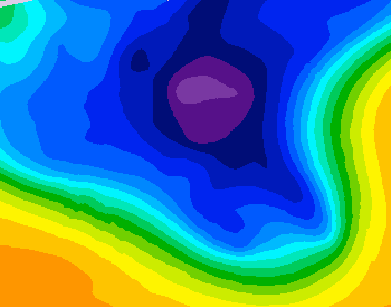 GDPS 500 millibar geopotential height 168 hour forecast chart for Canada based on 2026/03/07 0000Z data