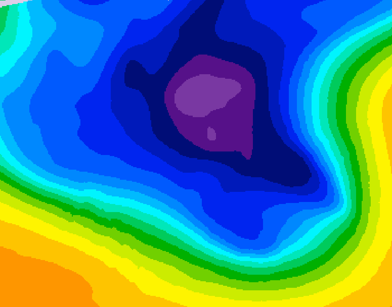 GDPS 500 millibar geopotential height 174 hour forecast chart for Canada based on 2026/03/07 0000Z data