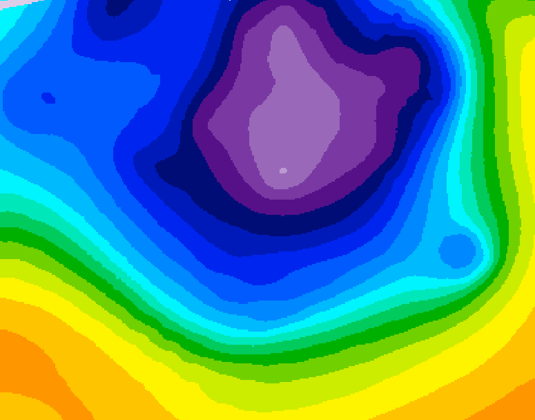 GDPS 500 millibar geopotential height 204 hour forecast chart for Canada based on 2026/03/07 0000Z data
