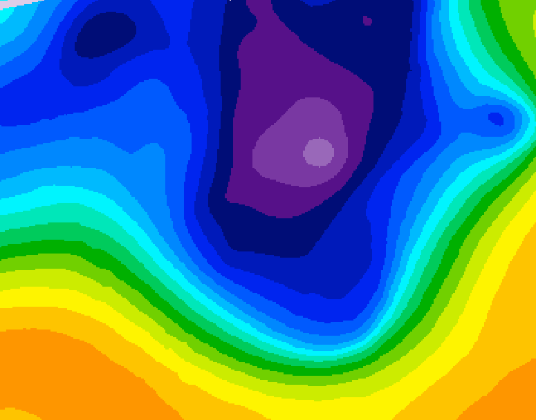 GDPS 500 millibar geopotential height 228 hour forecast chart for Canada based on 2026/03/07 0000Z data