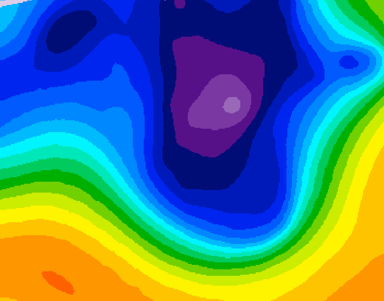GDPS 500 millibar geopotential height 234 hour forecast chart for Canada based on 2026/03/07 0000Z data