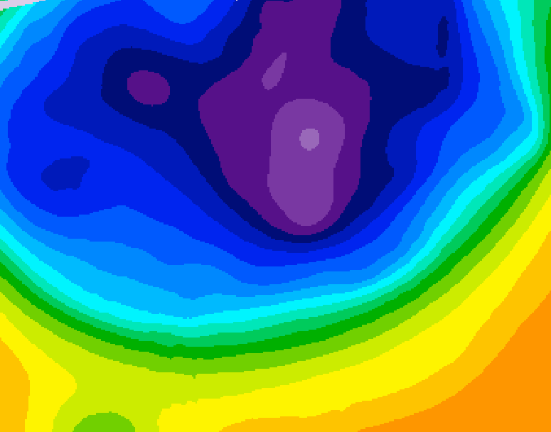 GDPS 500 millibar geopotential height 060 hour forecast chart for Canada based on 2026/03/07 1200Z data
