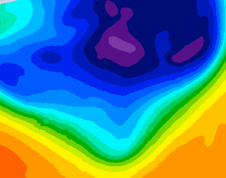 GDPS 500 millibar geopotential height 108 hour forecast chart for Canada based on 2026/03/07 1200Z data