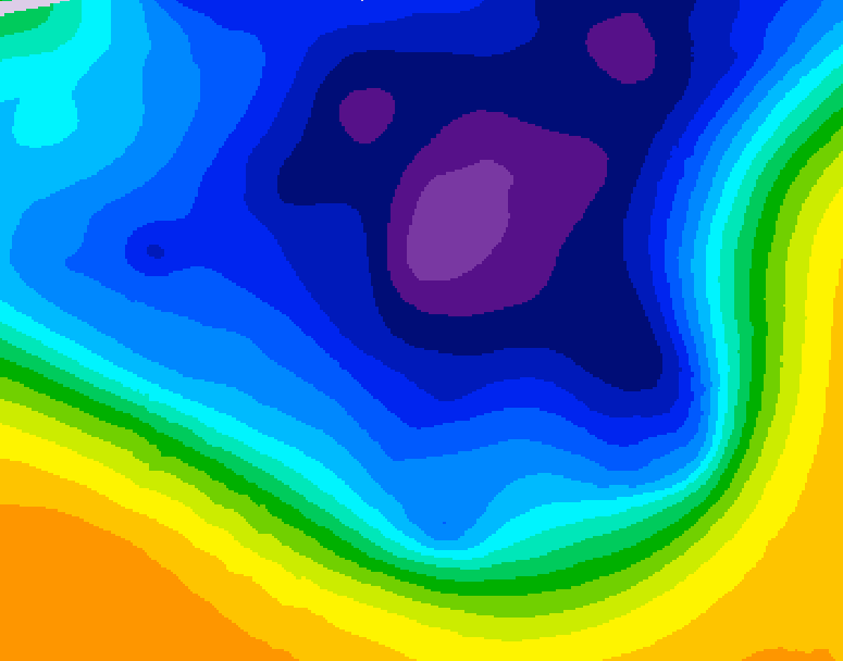 GDPS 500 millibar geopotential height 144 hour forecast chart for Canada based on 2026/03/07 1200Z data