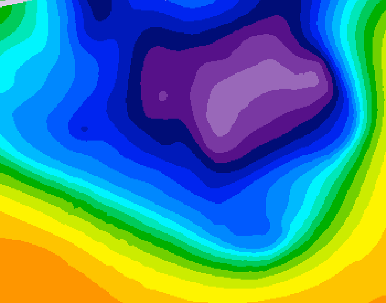 GDPS 500 millibar geopotential height 162 hour forecast chart for Canada based on 2026/03/07 1200Z data
