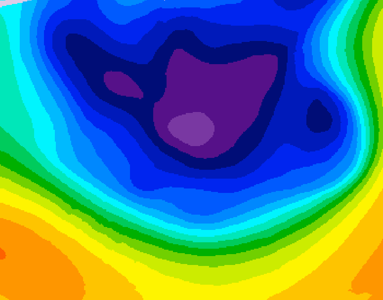 GDPS 500 millibar geopotential height 204 hour forecast chart for Canada based on 2026/03/07 1200Z data