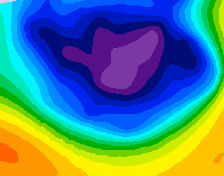 GDPS 500 millibar geopotential height 210 hour forecast chart for Canada based on 2026/03/07 1200Z data