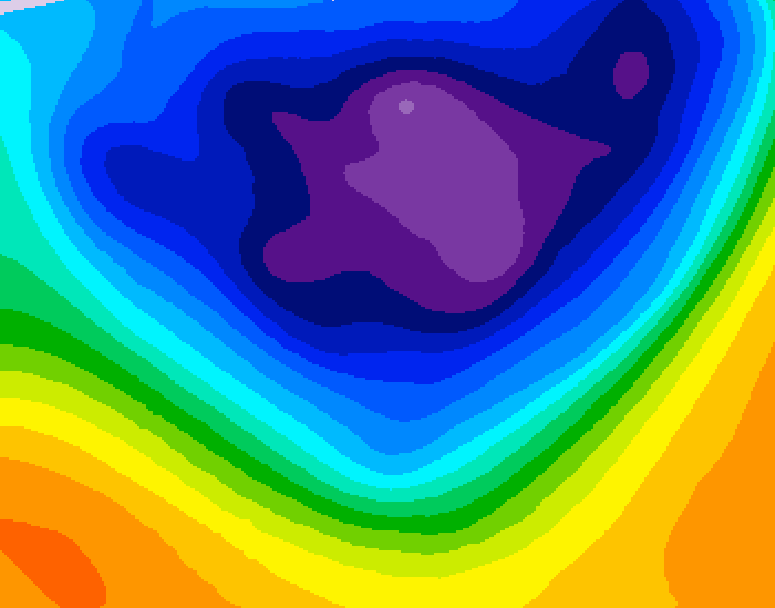 GDPS 500 millibar geopotential height 234 hour forecast chart for Canada based on 2026/03/07 1200Z data