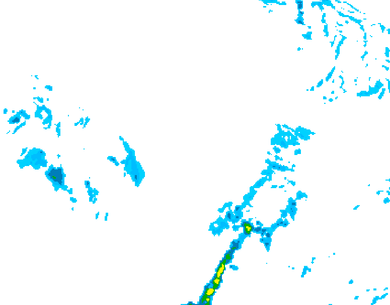 GDPS precipitation 012 hour forecast chart for Canada based on 2026/03/07 0000Z data