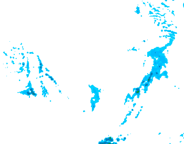 GDPS precipitation 030 hour forecast chart for Canada based on 2026/03/07 0000Z data