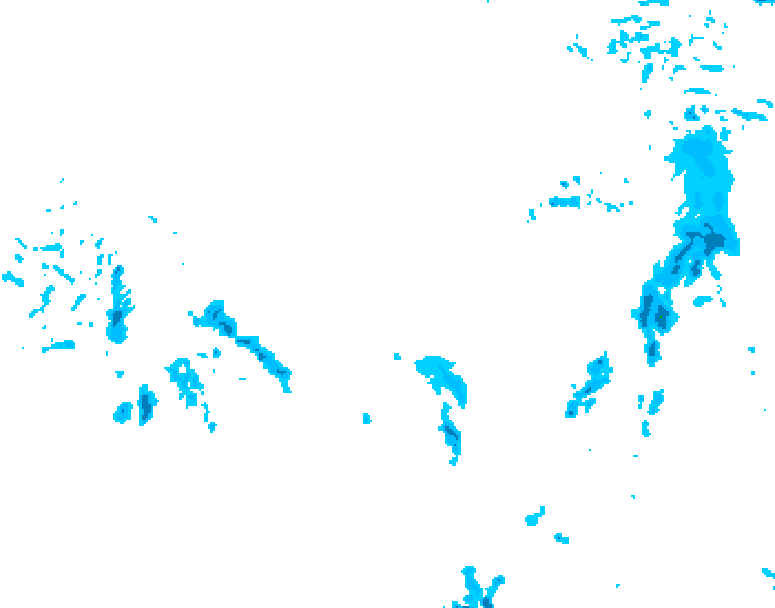 GDPS precipitation 036 hour forecast chart for Canada based on 2026/03/07 0000Z data