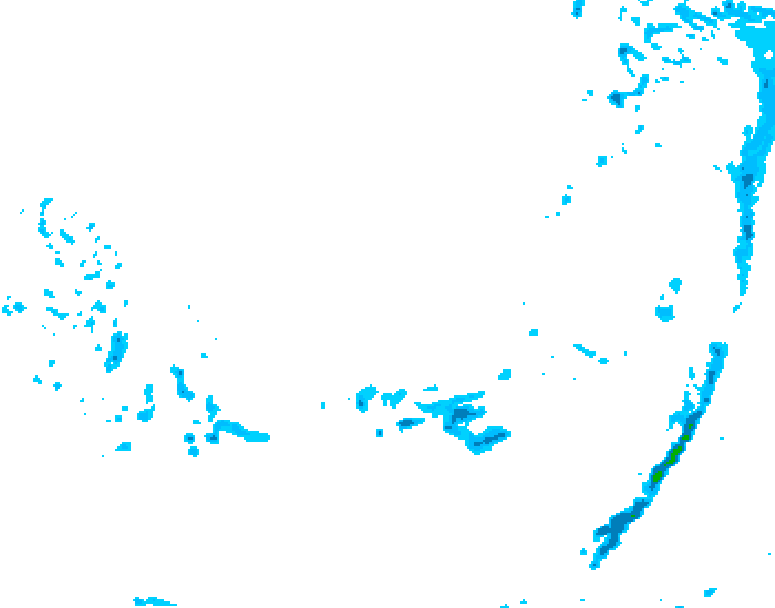 GDPS precipitation 054 hour forecast chart for Canada based on 2026/03/07 0000Z data