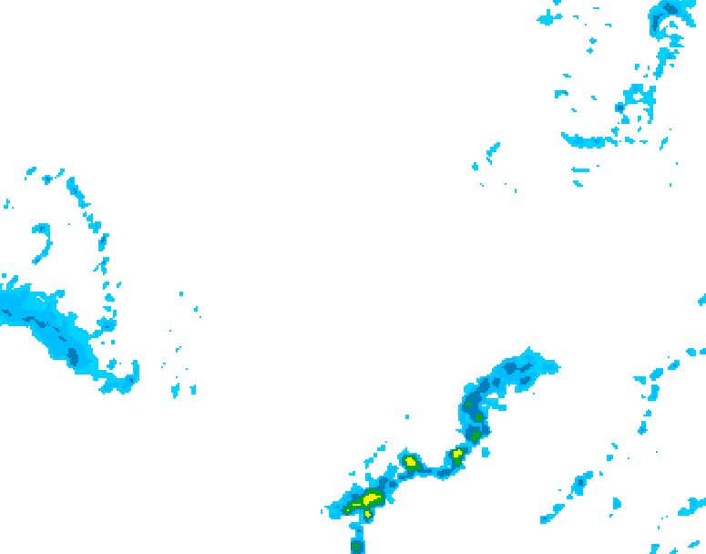GDPS precipitation 108 hour forecast chart for Canada based on 2026/03/07 0000Z data