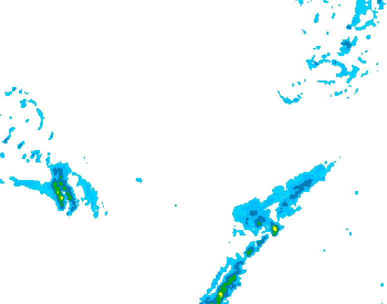 GDPS precipitation 120 hour forecast chart for Canada based on 2026/03/07 0000Z data