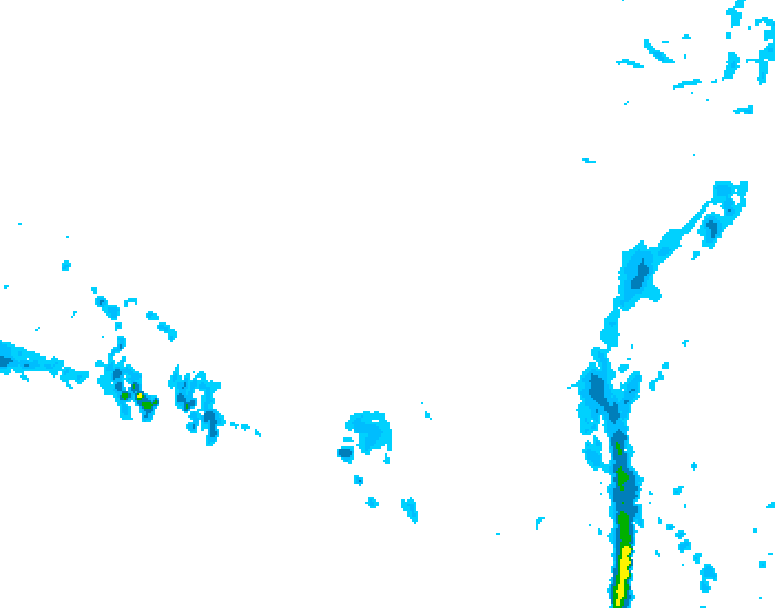 GDPS precipitation 150 hour forecast chart for Canada based on 2026/03/07 0000Z data