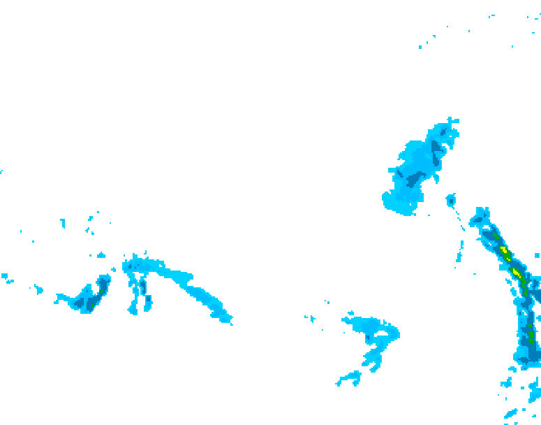 GDPS precipitation 174 hour forecast chart for Canada based on 2026/03/07 0000Z data