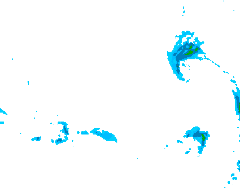 GDPS precipitation 186 hour forecast chart for Canada based on 2026/03/07 0000Z data