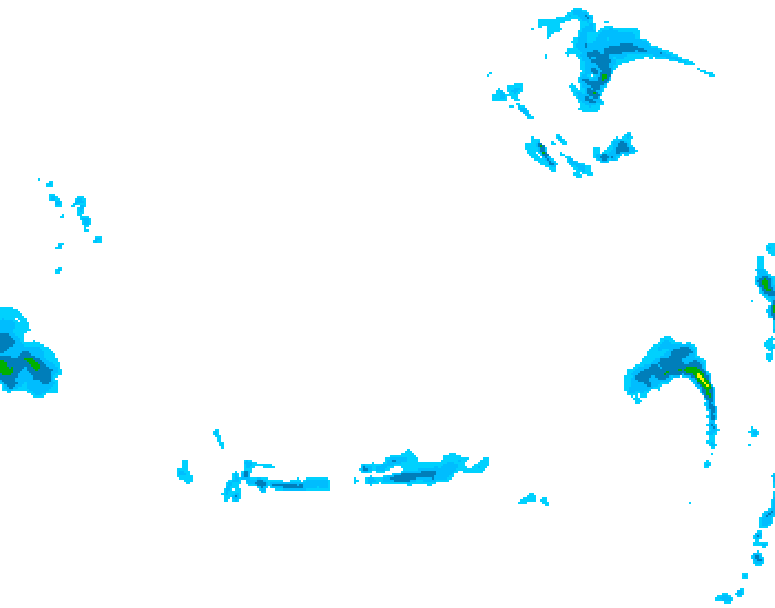 GDPS precipitation 198 hour forecast chart for Canada based on 2026/03/07 0000Z data