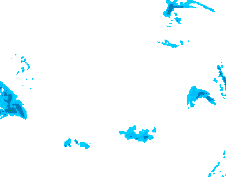 GDPS precipitation 204 hour forecast chart for Canada based on 2026/03/07 0000Z data