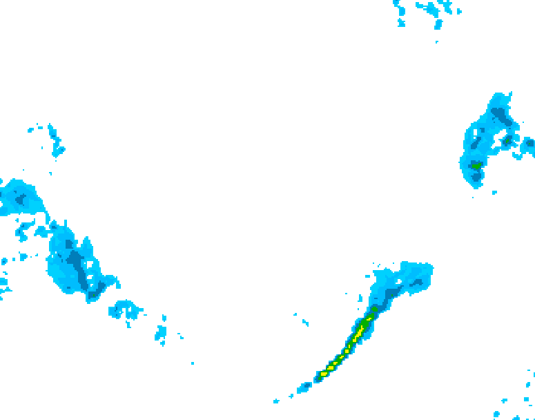 GDPS precipitation 216 hour forecast chart for Canada based on 2026/03/07 0000Z data