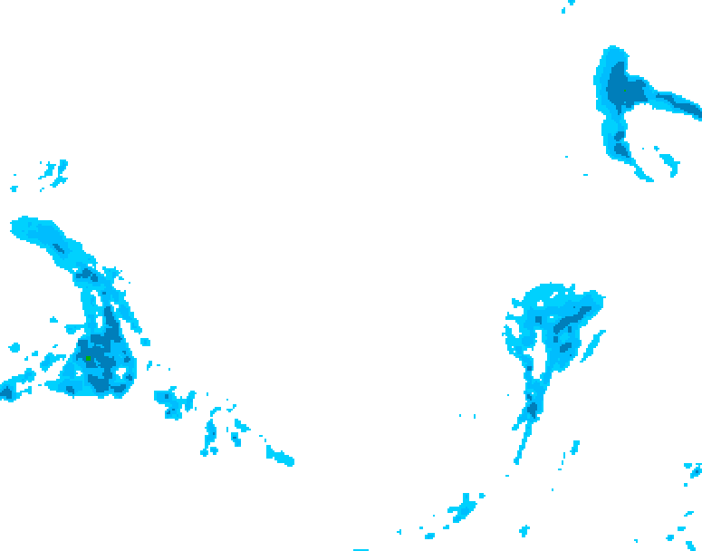 GDPS precipitation 228 hour forecast chart for Canada based on 2026/03/07 0000Z data