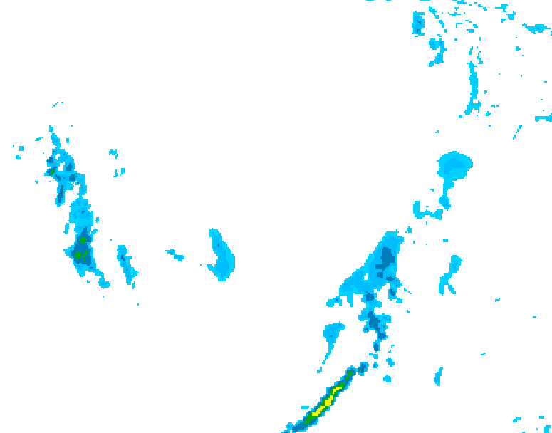GDPS precipitation 006 hour forecast chart for Canada based on 2026/03/07 1200Z data