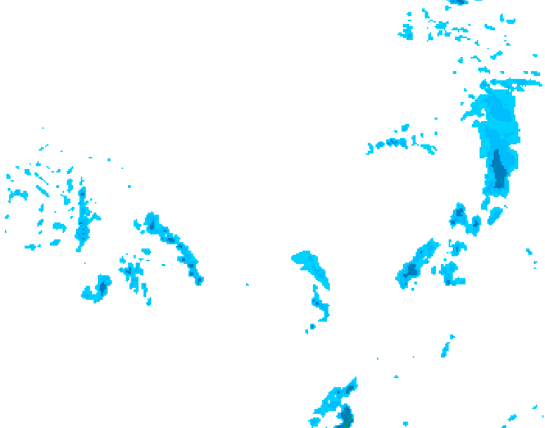 GDPS precipitation 024 hour forecast chart for Canada based on 2026/03/07 1200Z data