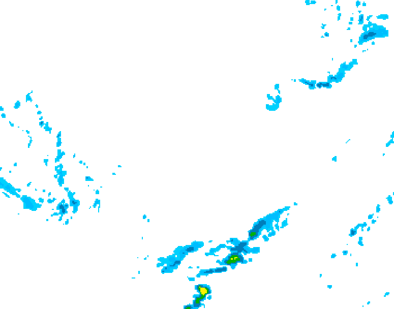 GDPS precipitation 090 hour forecast chart for Canada based on 2026/03/07 1200Z data