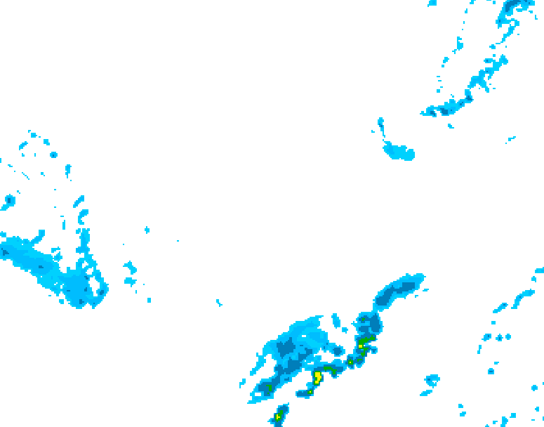 GDPS precipitation 096 hour forecast chart for Canada based on 2026/03/07 1200Z data