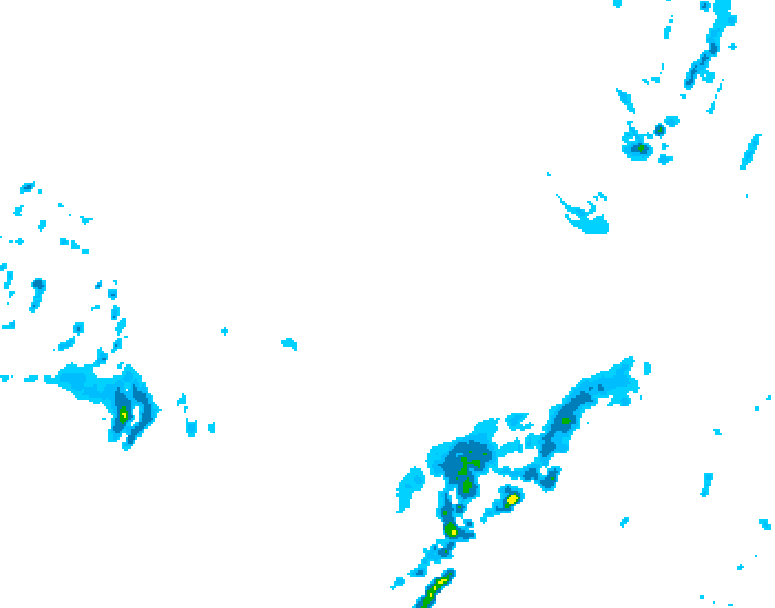 GDPS precipitation 102 hour forecast chart for Canada based on 2026/03/07 1200Z data