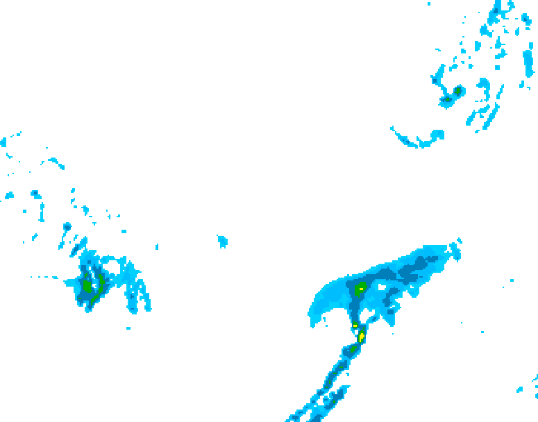 GDPS precipitation 108 hour forecast chart for Canada based on 2026/03/07 1200Z data