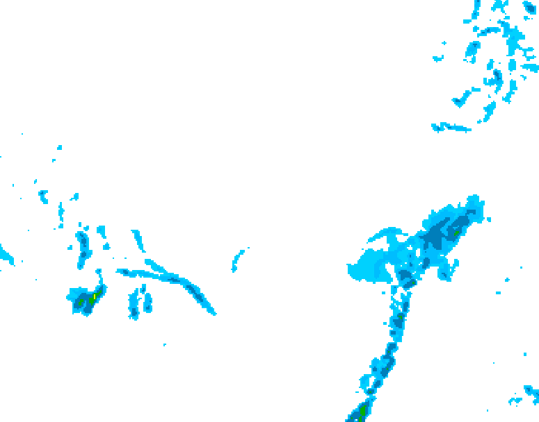 GDPS precipitation 120 hour forecast chart for Canada based on 2026/03/07 1200Z data
