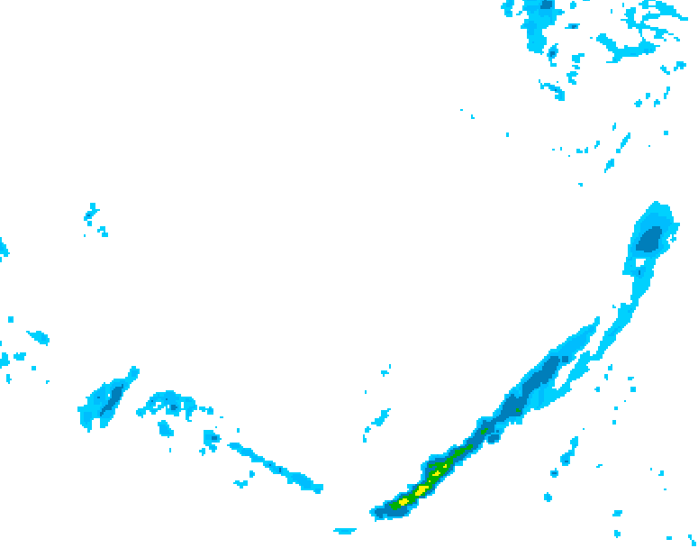 GDPS precipitation 234 hour forecast chart for Canada based on 2026/03/07 1200Z data