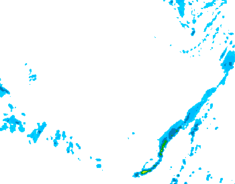 GDPS precipitation 240 hour forecast chart for Canada based on 2026/03/07 1200Z data