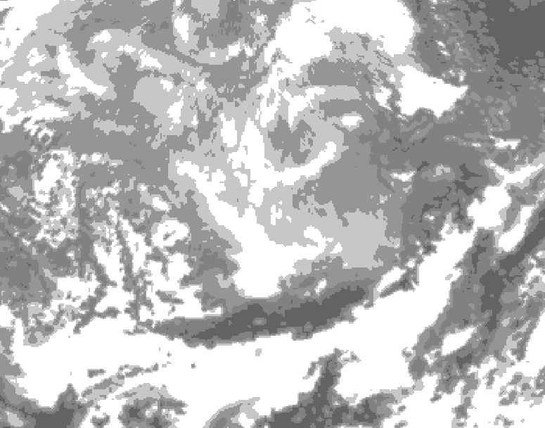 GDPS total cloud 066 hour forecast chart for Canada based on 2026/03/07 1200Z data