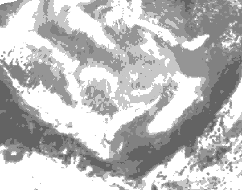 GDPS total cloud 234 hour forecast chart for Canada based on 2026/03/07 1200Z data