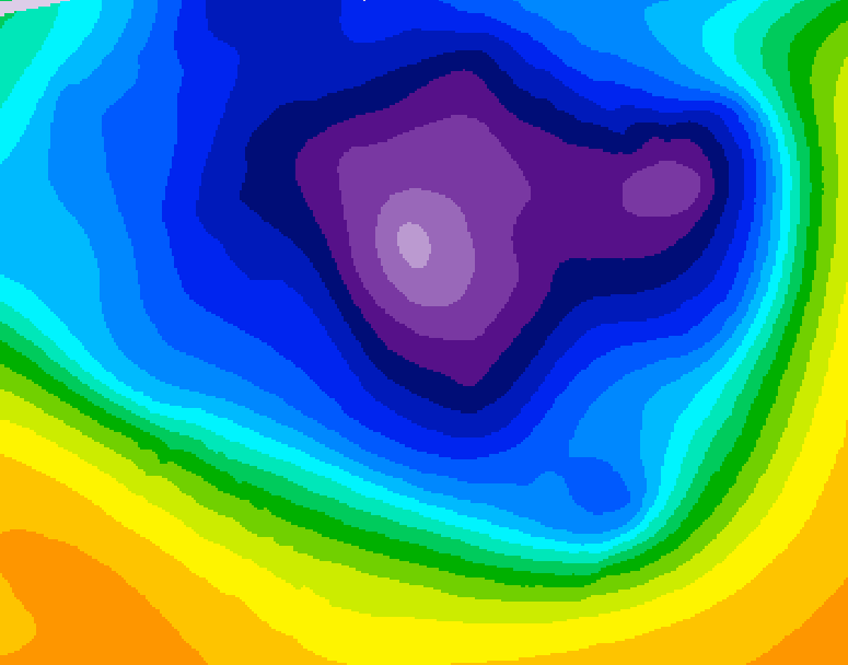GDPS 500 millibar geopotential height 156 hour forecast chart for Canada based on 2026/03/08 0000Z data