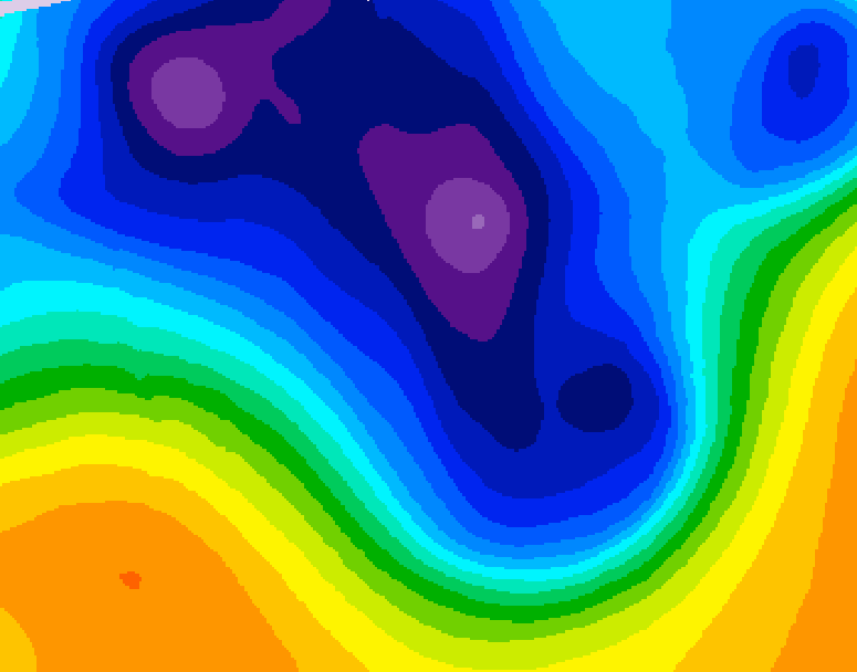 GDPS 500 millibar geopotential height 216 hour forecast chart for Canada based on 2026/03/08 0000Z data