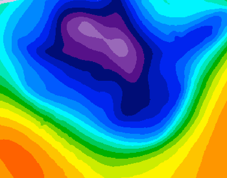 GDPS 500 millibar geopotential height 204 hour forecast chart for Canada based on 2026/03/08 1200Z data