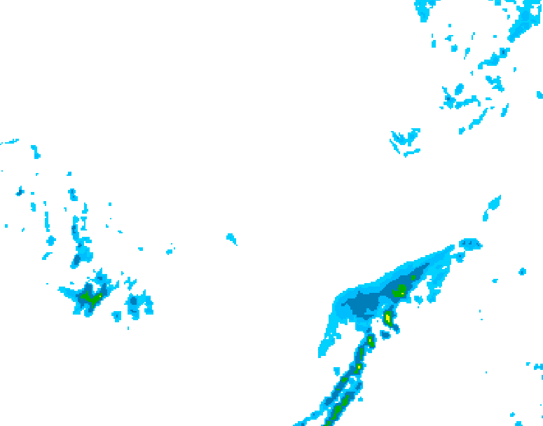 GDPS precipitation 096 hour forecast chart for Canada based on 2026/03/08 0000Z data