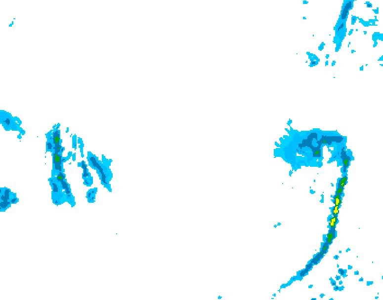 GDPS precipitation 216 hour forecast chart for Canada based on 2026/03/08 0000Z data
